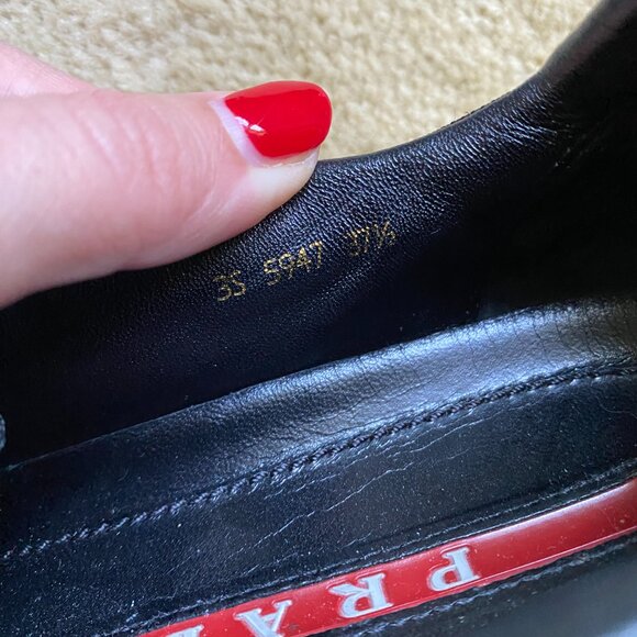 Black Prada Sport Nylon Slip On Tech Sneakers Size 7.5 - Picture 9 of 9